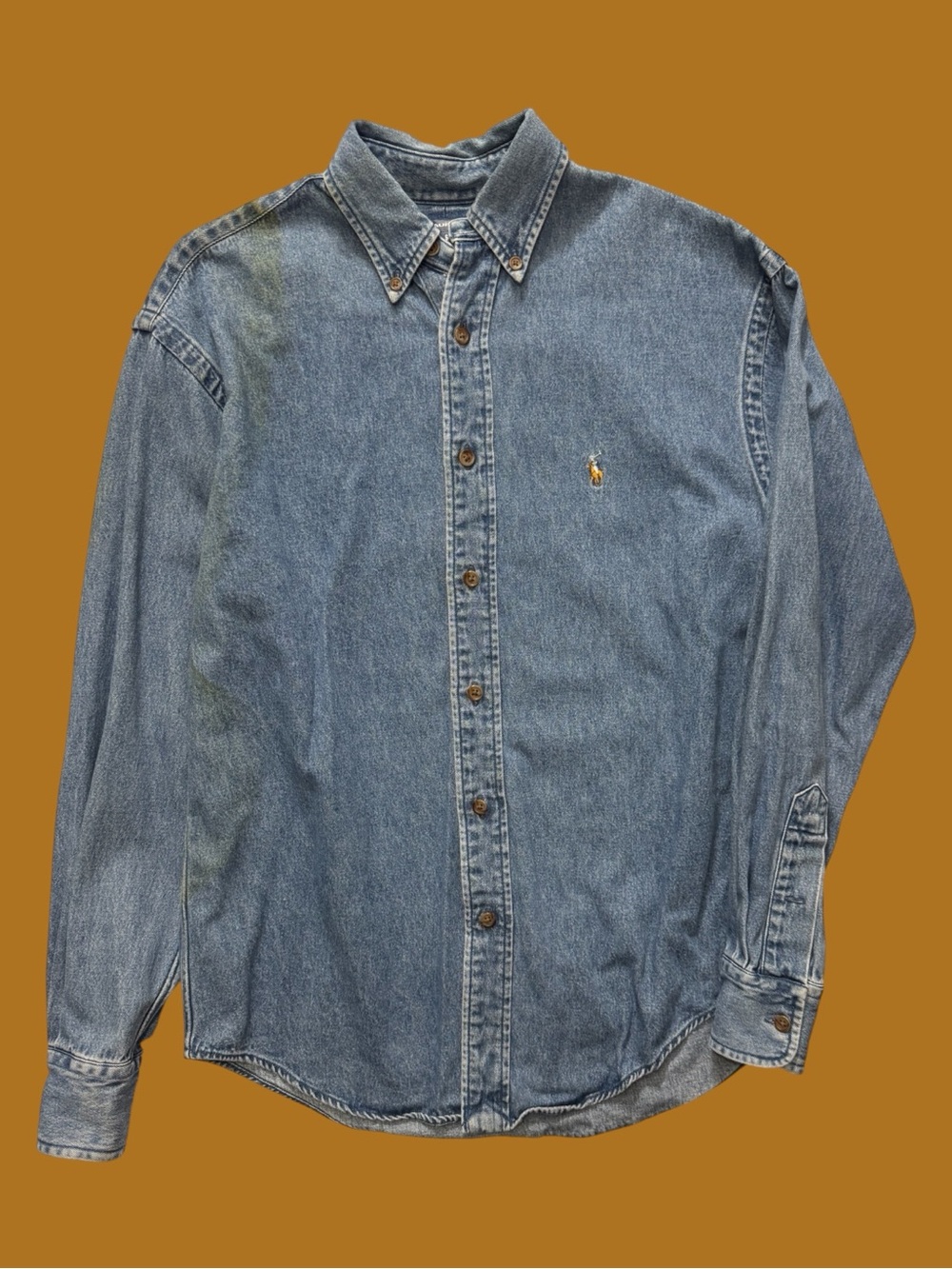 Vintage Polo Ralph Lauren Sport Denim Button Up